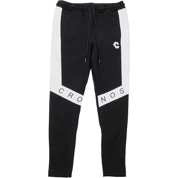 Amazon | [CRONOS] GEOMETRIC LINE SKINNY PANTS【BLACK】 クロノス